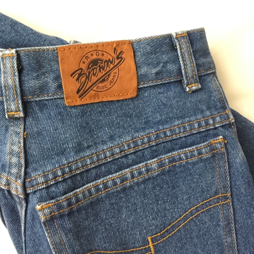 Brown's denim jeans